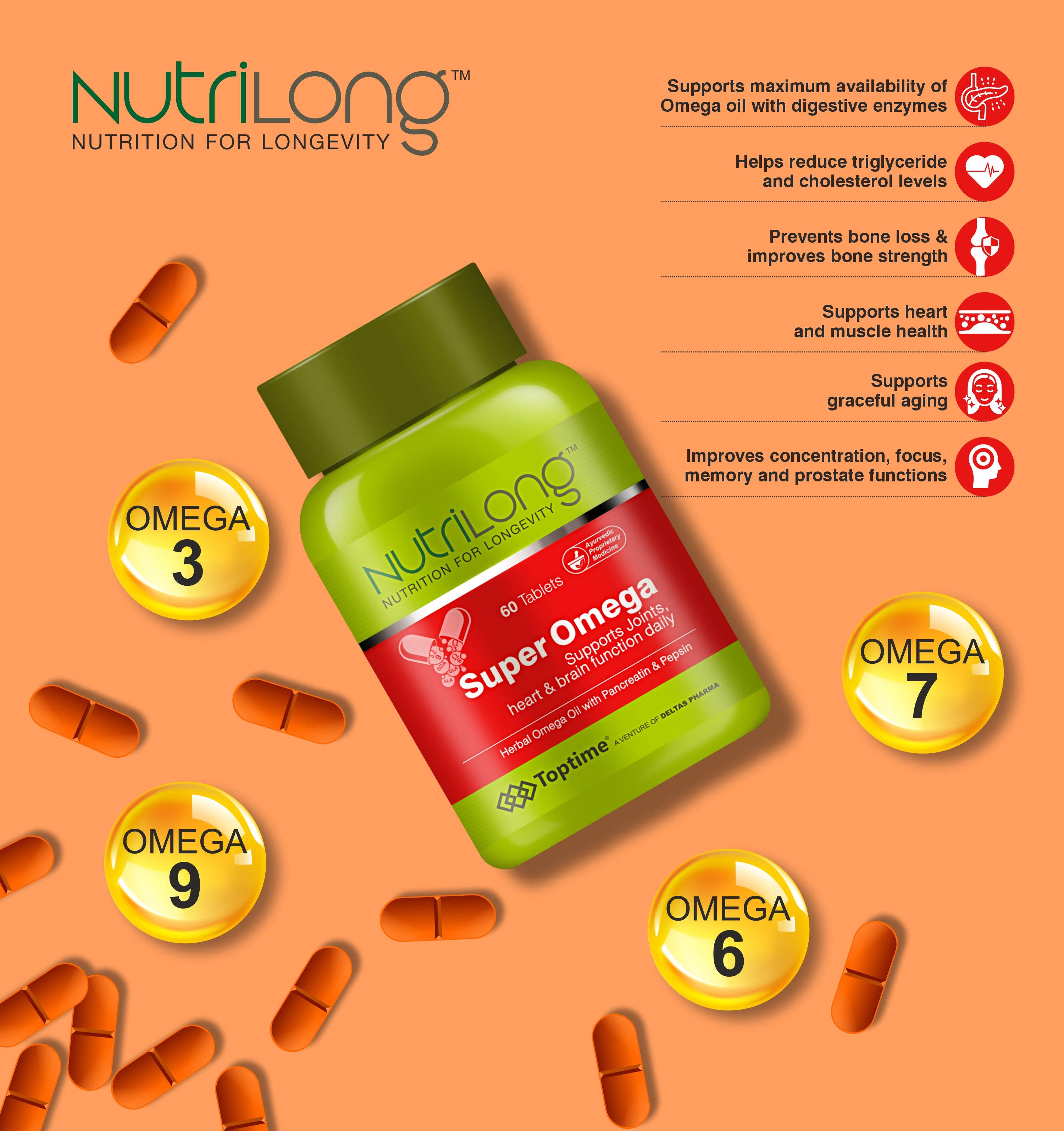 Nutrilong Super Omega 60 Tabs