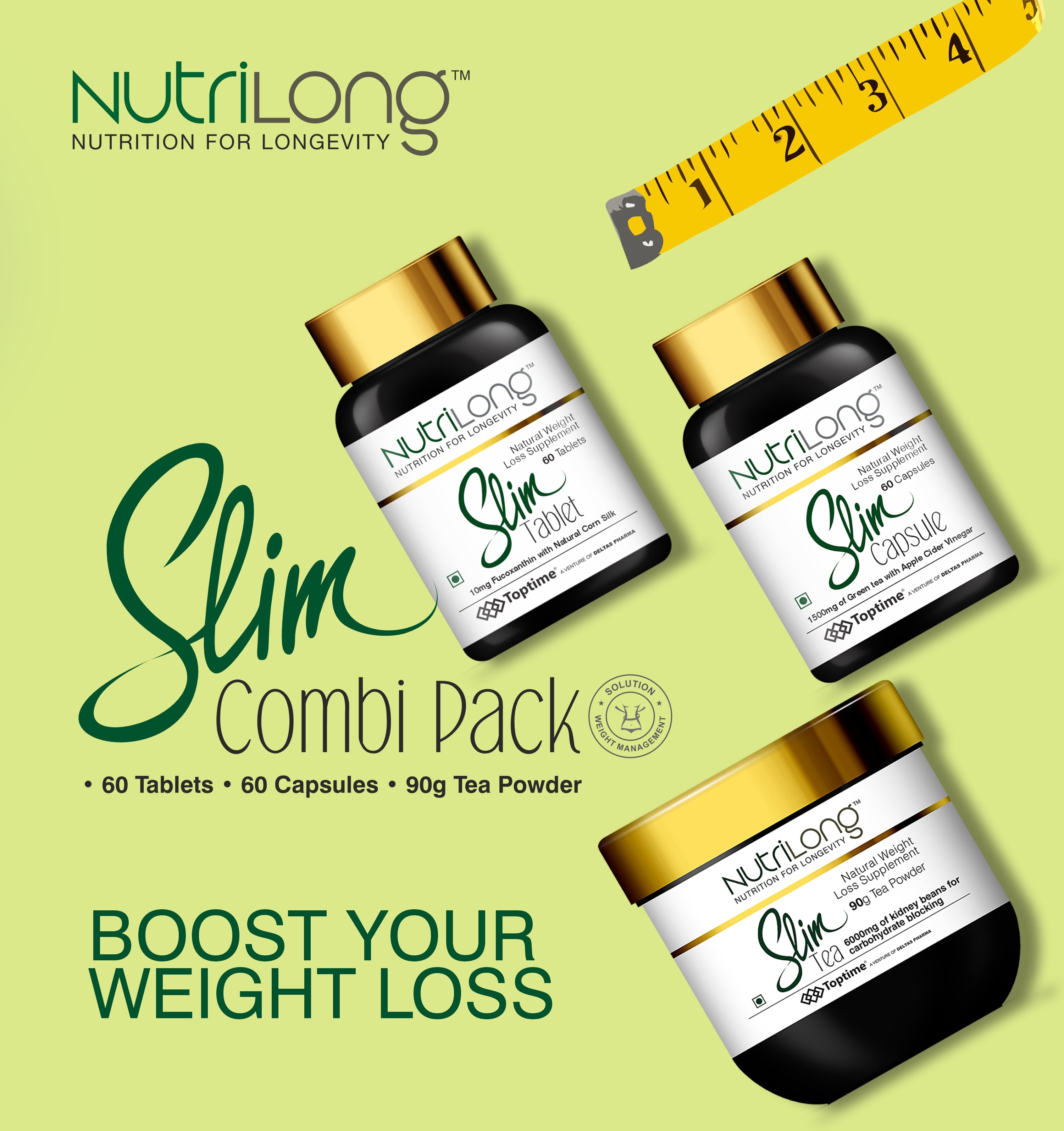 Nutrilong Slim 1 Combi Pack Weight Loss  Wellness Products